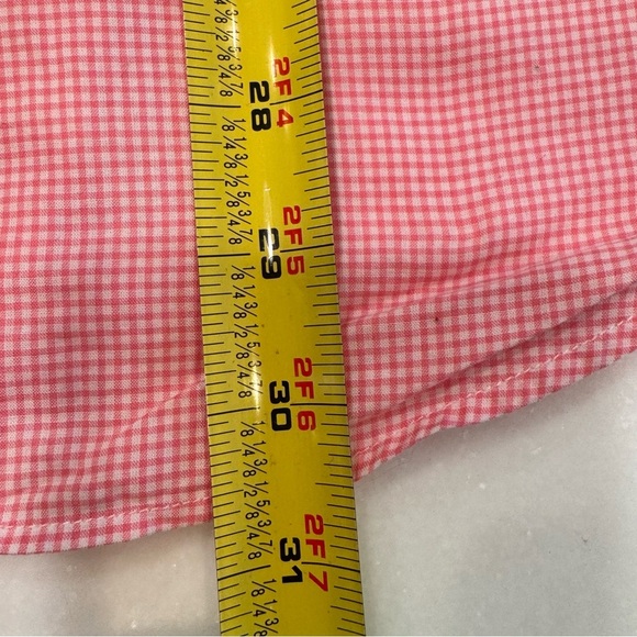 Vineyard Vines Men’s Button Down Shirt  Classic Fit Tucker Pink Check Sz XL - Picture 6 of 9